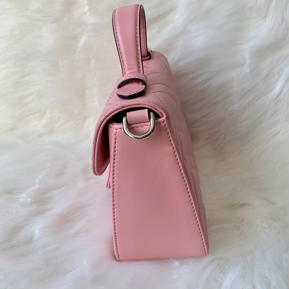 Gucci Pastel Pink Mini Marmont Tote - Picture 5 of 16